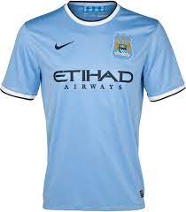Camiseta Manga Larga del Manchester City 2013-2014